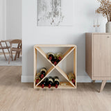 Wine Cabinet 62x25x62 cm Solid Wood Pine 821759