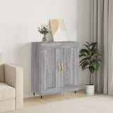 Sideboard Grey Sonoma 69.5x34x90 cm Engineered Wood 830178