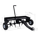 ZNTS Lawn Aerator for Ride-on Mower 102 cm 147892