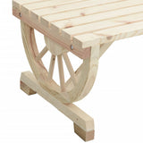 Garden Lounge Set natural wood Solid fir wood Medium Durable 365105