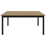 Coffee Table Artisian Oak 100 x 100 x 45 cm Engineered Wood 892589