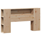 Bookcase Bed without Mattress 140x190cm Solid Wood Pine 3322355