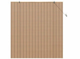 Roller Blind Natural and Brown 150 x 220 cm Bamboo 42006909