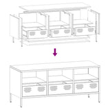 TV Cabinet Anthracite 101.5x39x43.5 cm Cold-rolled Steel 851324