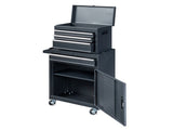 4 Drawstring Cabinet Steel Black Lock 330lb Instrument Cart Storage Room 11702341