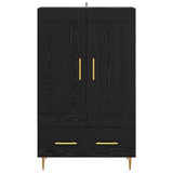 Highboard Black Oak 69.5 x 31 x 115 cm Engineered Wood 882561