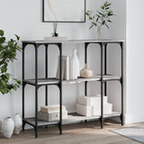 Console Table Grey Sonoma 102x35x90 cm Engineered Wood 834148