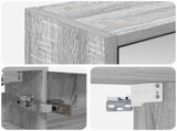 Bathroom Mirror Cabinet with Door Grey Sonoma 43 x 16 x 62.5 cm 889140