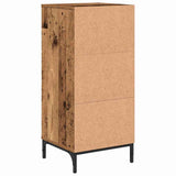 Bathroom Cabinet with Drawer Old Wood 39.5 x 36 x 88 cm 883402