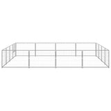 Dog Kennel Silver 16 m Steel 3082150