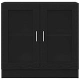 Book Cabinet Black Oak 82.5 x 30.5 x 80 cm Engineered Wood 862518