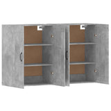 Wall Mounted Cabinets 2 pcs Concrete Grey Engineered Wood 3197988
