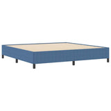 Box Spring Bed Blue 200 x 200 cm Velvet 42006990