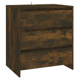 2 Piece Sideboard Smoked Oak Engineered Wood 3098062