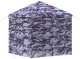 Pop-up Gazebo with 4 Sidewalls 3 x 3 m Blue Camouflage 42036830