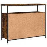 Sideboard Smoked Oak 100x35x80 cm Engineered Wood 835506