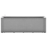 Garden Raised Bed with Self Watering System Grey 100x43x33 cm 317576