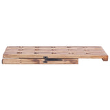Wine Rack for 15 Bottles 26x50x70 cm Solid Mahogany Wood 283900