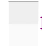 Roller Blind Blackout White 145x230 cm Fabric Width 141.6 cm Polyester 4011995