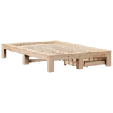 Bed Frame without Mattress 120x190 cm Small Double Solid Wood Pine 3309017
