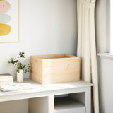 Wooden Box with Handles 40x30x23 cm Solid Wood Pine 4017394