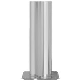Chimney Head Extension Silver 26 x 26 x 50 cm Stainless Steel 42008440