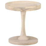 ZNTS Side Table Ø40x45 cm Solid Mango Wood 320600