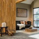 ZNTS WallArt 30 pcs Wood Look Planks GL-WA29 Reclaimed Oak Rusty Brown 3082856