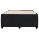 Bed Frame without Mattress Black 120x200 cm Velvet 3285002