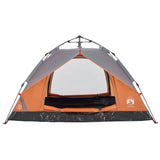Camping Tent Dome 2-Person Grey and Orange Quick Release 4004191