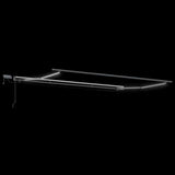 Manual Retractable Awning with LEDs Brown 400x300 cm 3310209