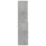 Highboard Concrete Grey 80x42.5x185 cm Engineered Wood 3281381