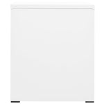 ZNTS Filing Cabinet White 46x62x72.5 cm Steel 336270