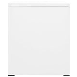 ZNTS Filing Cabinet White 46x62x72.5 cm Steel 336270