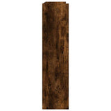 Shoe Rack Smoked Oak 80x25x100 cm Engineered Wood 859900