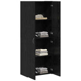 Office Cabinet Black Oak 60 x 32 x 152.5 cm Engineered Wood 3365560