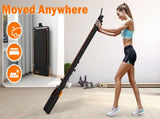 Folding Treadmill with Handrail & Adjustable Incline, 1-10 km/h Running Machine, Space Saving Low N601P303820B