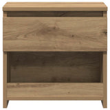 Bedside Cabinet Artisan Oak 40x30x39 cm Engineered Wood 856408