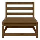 2 Piece Garden Lounge Set Honey Brown Solid Pinewood 805693