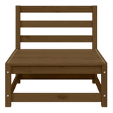 3 Piece Garden Lounge Set Honey Brown Solid Pinewood 805708