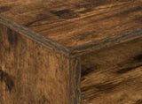 Side Table with Wheels Smoked Oak 50.5 x 50 x 30 cm 891028