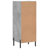 Sideboard Concrete Grey 34.5x34x90 cm Engineered Wood 828552