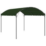 Gazebo 4 x 3 x 2.6 m Green Polyester and Steel 42030529