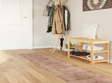 Rug Runner MARSA White 50 x 400 cm Polyester and PVC 42023306