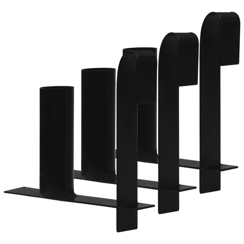 ZNTS Dispenser for Privacy Fence Strips 3 pcs Steel 3055646