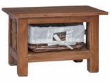 Side Table Brown 38 x 28 x 35 cm Solid Mahogany wood 42012405