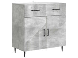 Sideboard Concrete Grey 66 x 34.5 x 89.5 cm Engineered Wood 894868
