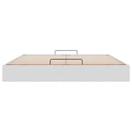 Ottoman Bed Frame without Mattress White Super King Faux Leather 3310832