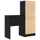 Desk Black Oak 105.5 x 34 x 127 cm 2 pcs 3337298
