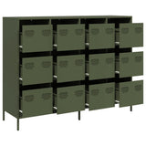 Sideboard Olive Green 135x39x103.5 cm Cold-rolled Steel 3307177